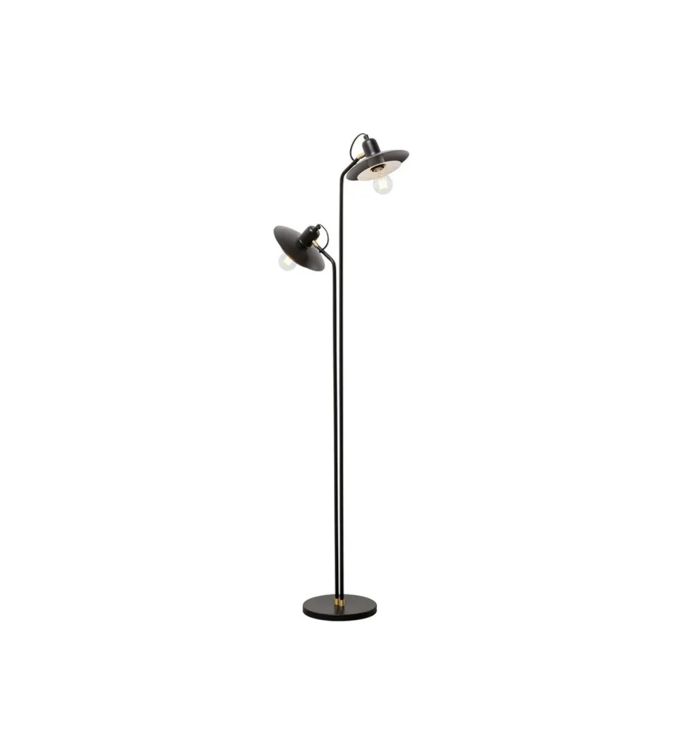 Lampa podłogowa SPEAKER DUO 149 cm czarna