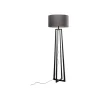 Lampa podłogowa TIMON 160 cm czarna