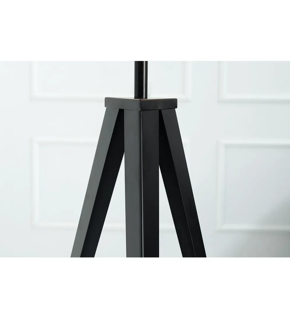 Lampa podłogowa Tripod czarna