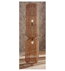 Lampa stojąca Aurora ratan 36 cm