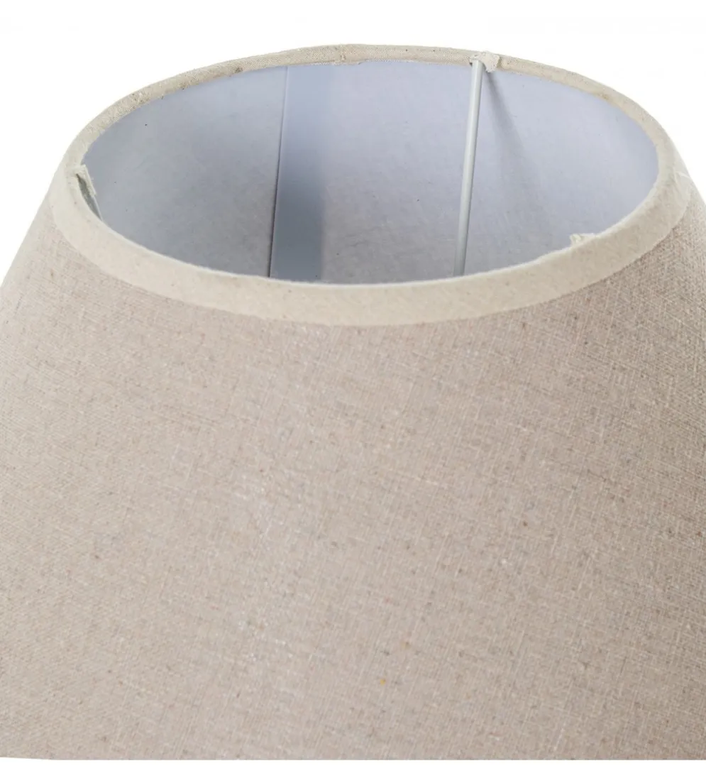 Lampa stołowa ABARMAL 57 cm ceramika antyczna biel