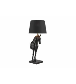 Lampa stołowa Animal Horse 75 cm czarna