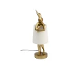 Lampa stołowa Animal Rabbit 50 cm złoto biała