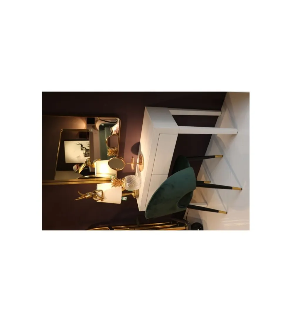 Lampa stołowa Animal Rabbit 68 cm złoto biała
