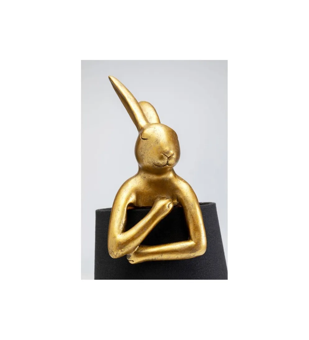 Lampa stołowa Animal Rabbit 50 cm złoto czarna