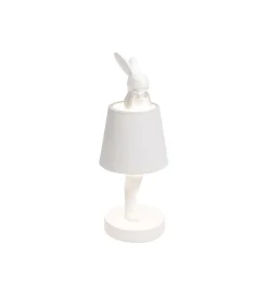 Lampa stołowa ANIMAL RABBIT 29 cm biała