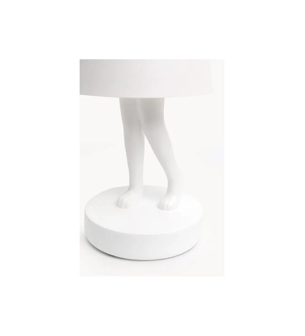 Lampa stołowa ANIMAL RABBIT 29 cm biała