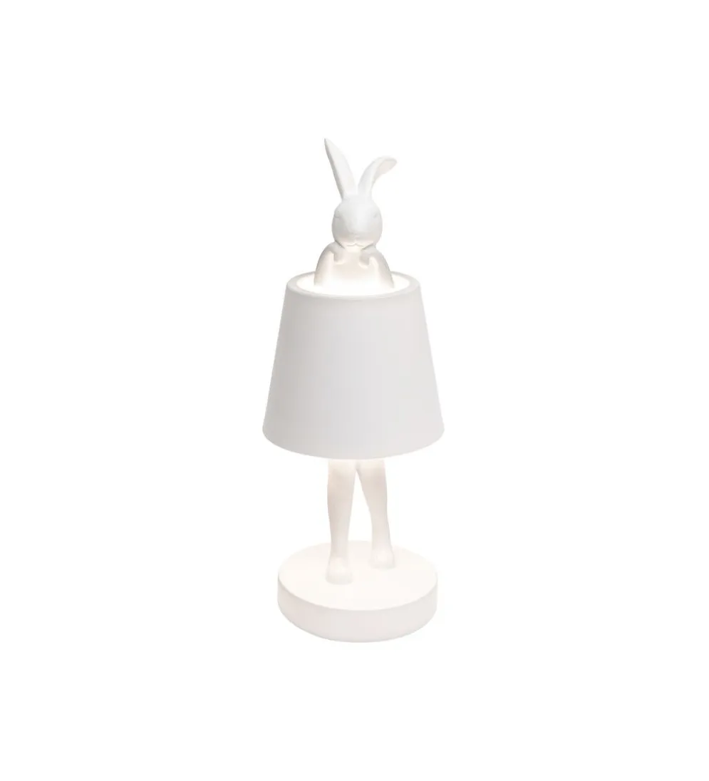 Lampa stołowa ANIMAL RABBIT 29 cm biała