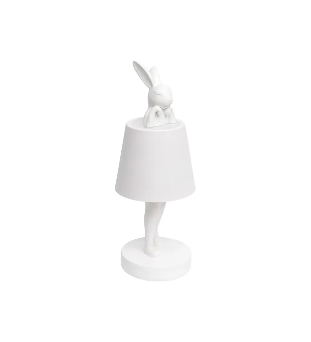 Lampa stołowa ANIMAL RABBIT 29 cm biała