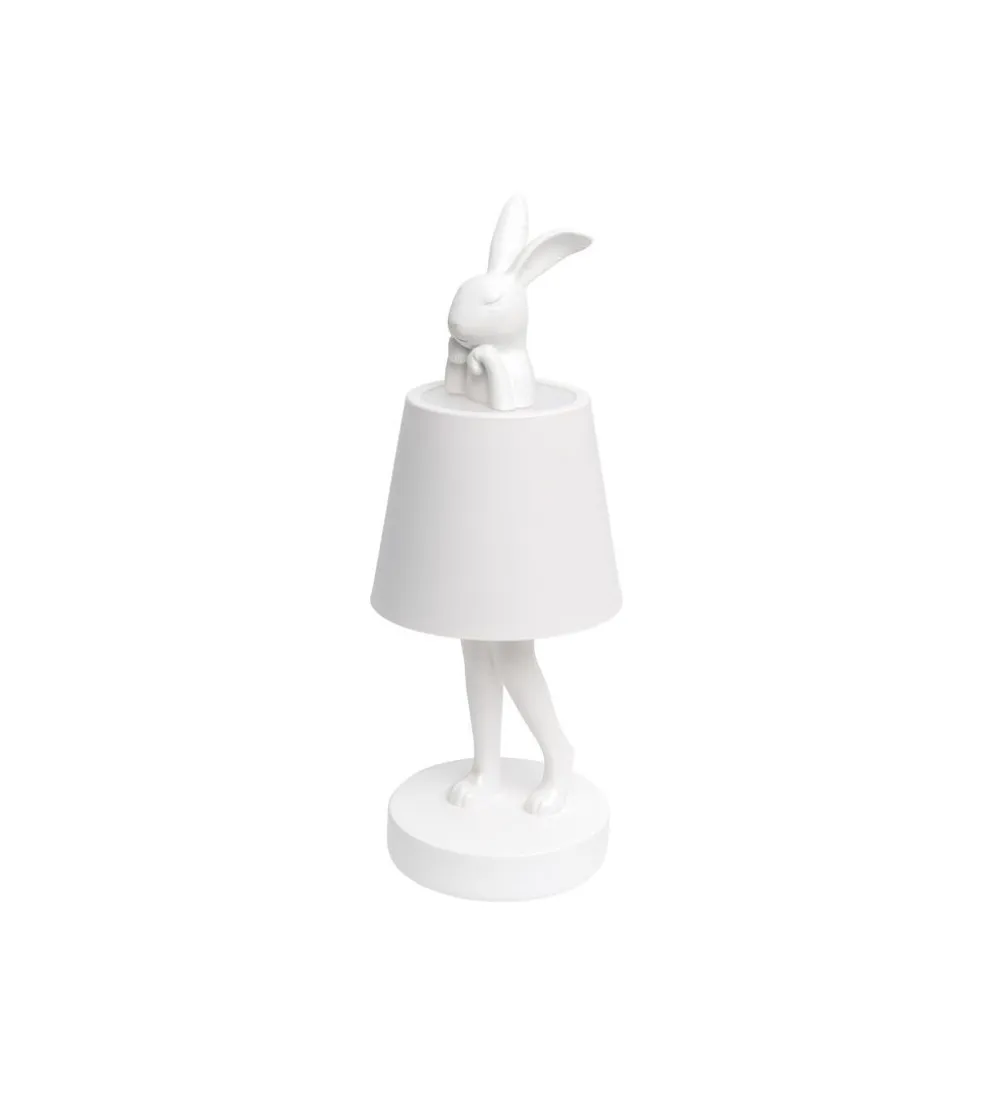 Lampa stołowa ANIMAL RABBIT 29 cm biała