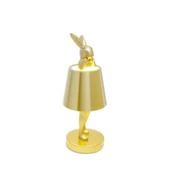 Lampa stołowa ANIMAL RABBIT 29 cm złota