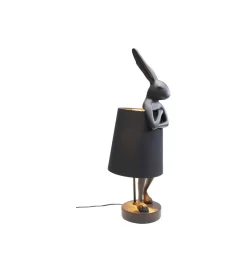 Lampa stołowa Animal Rabbit 68 cm czarna