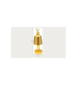 Lampa stołowa ANIMAL RABBIT LED 29 cm zielony