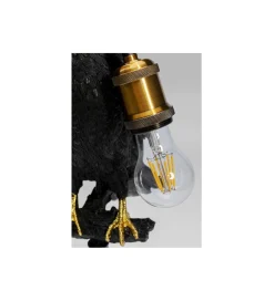 Lampa stołowa ANIMAL SITTING CROW 61 cm czarna