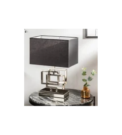 Lampa stołowa ARIZONA 56 cm srebrna