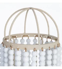 Lampa stołowa BETTERY 61 cm biała