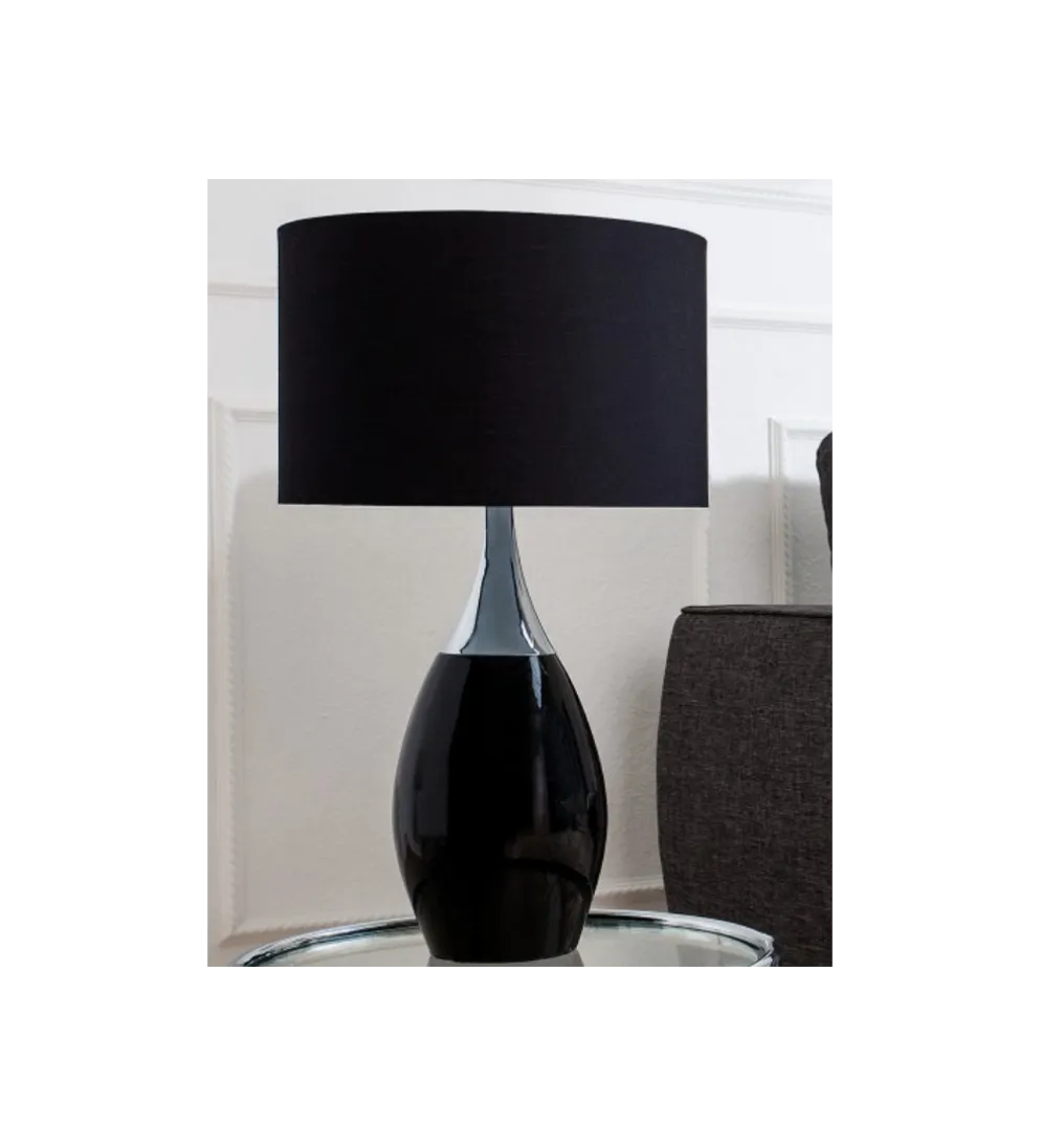 Lampa stołowa Carla 60 cm czarna