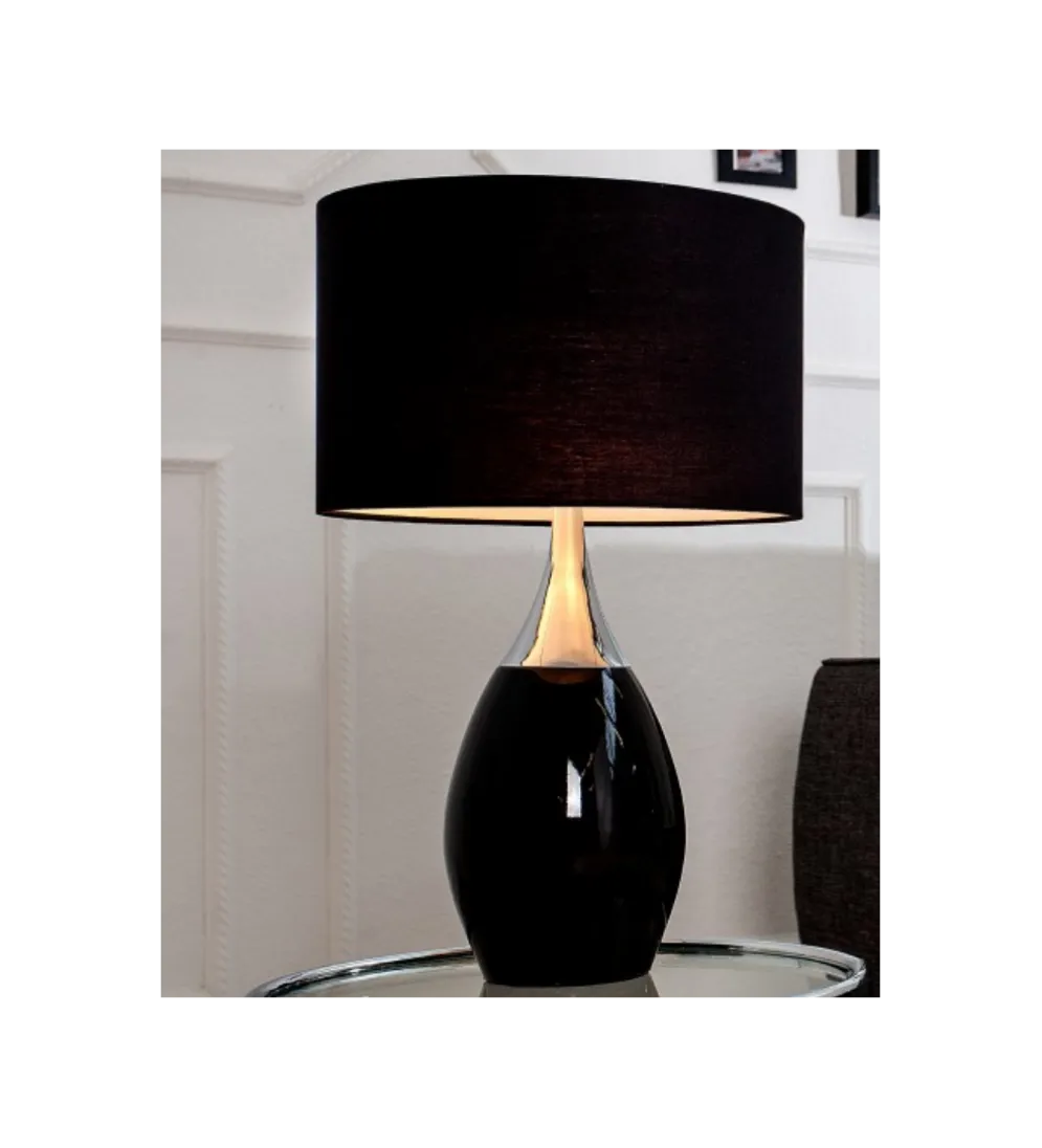 Lampa stołowa Carla 60 cm czarna