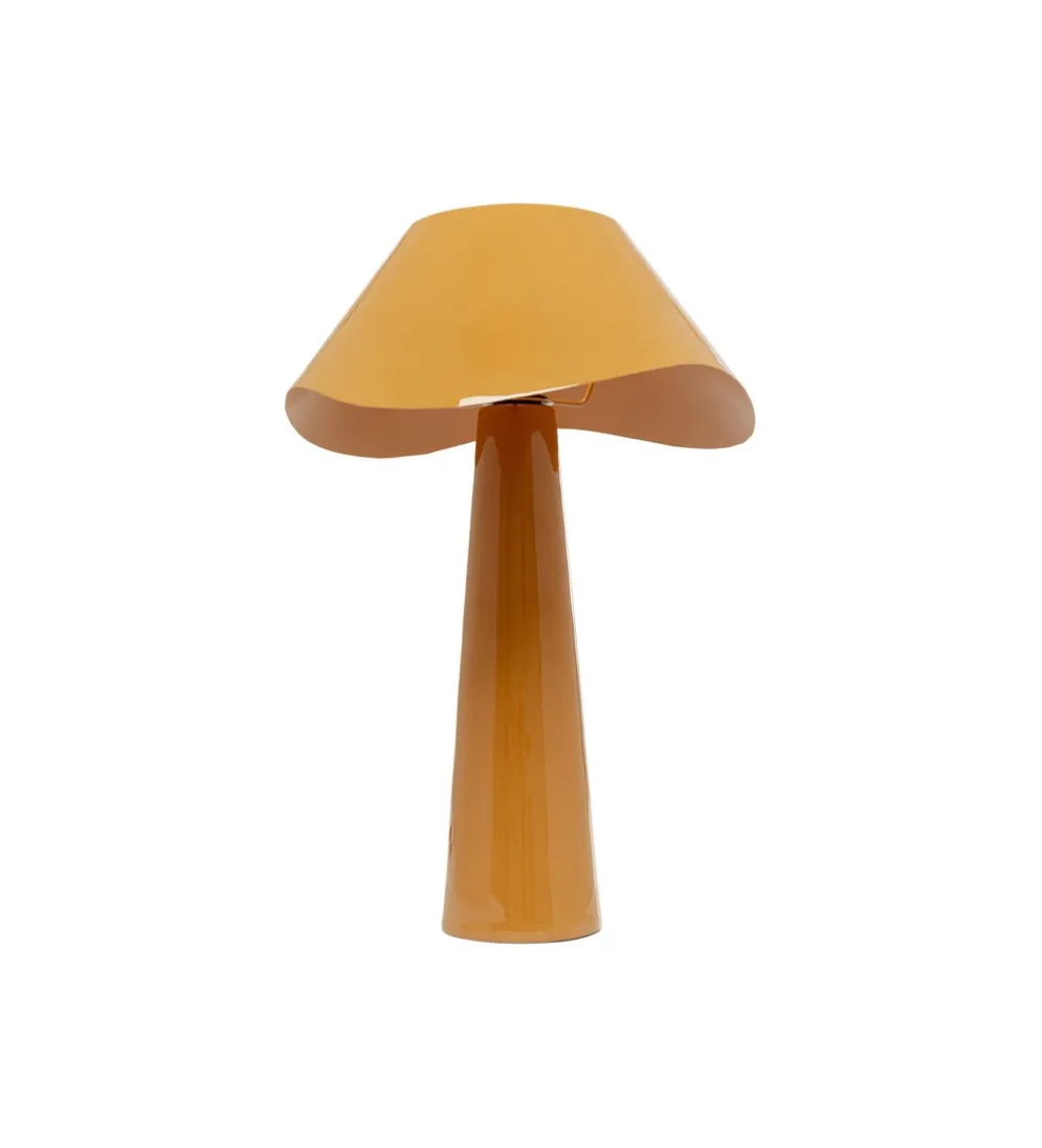 Lampa stołowa CLOUDY ROUND 49 cm pomarańczowa