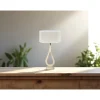 Lampa stołowa CRONOS 40 cm drewno mango