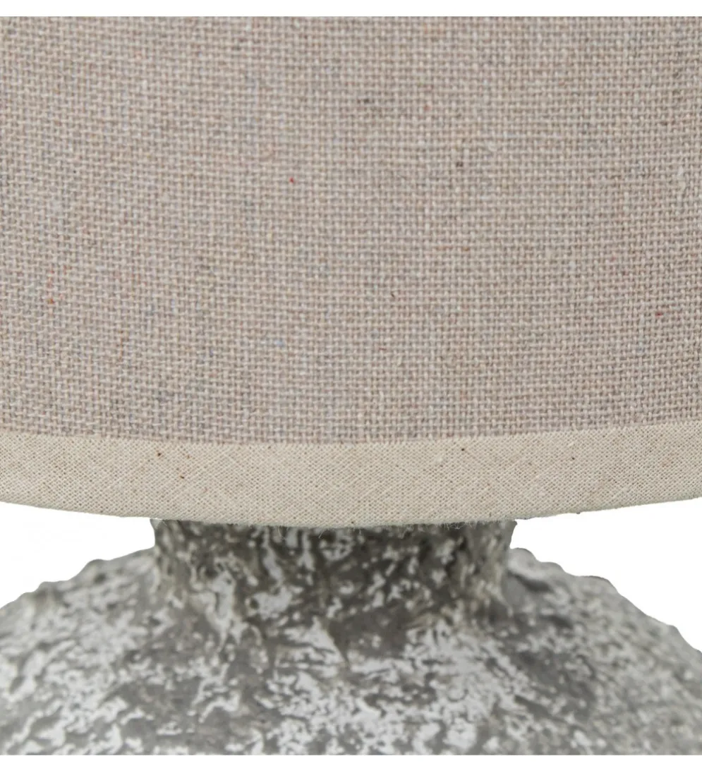 Lampa stołowa DADET 28 cm ceramika antyczna biała