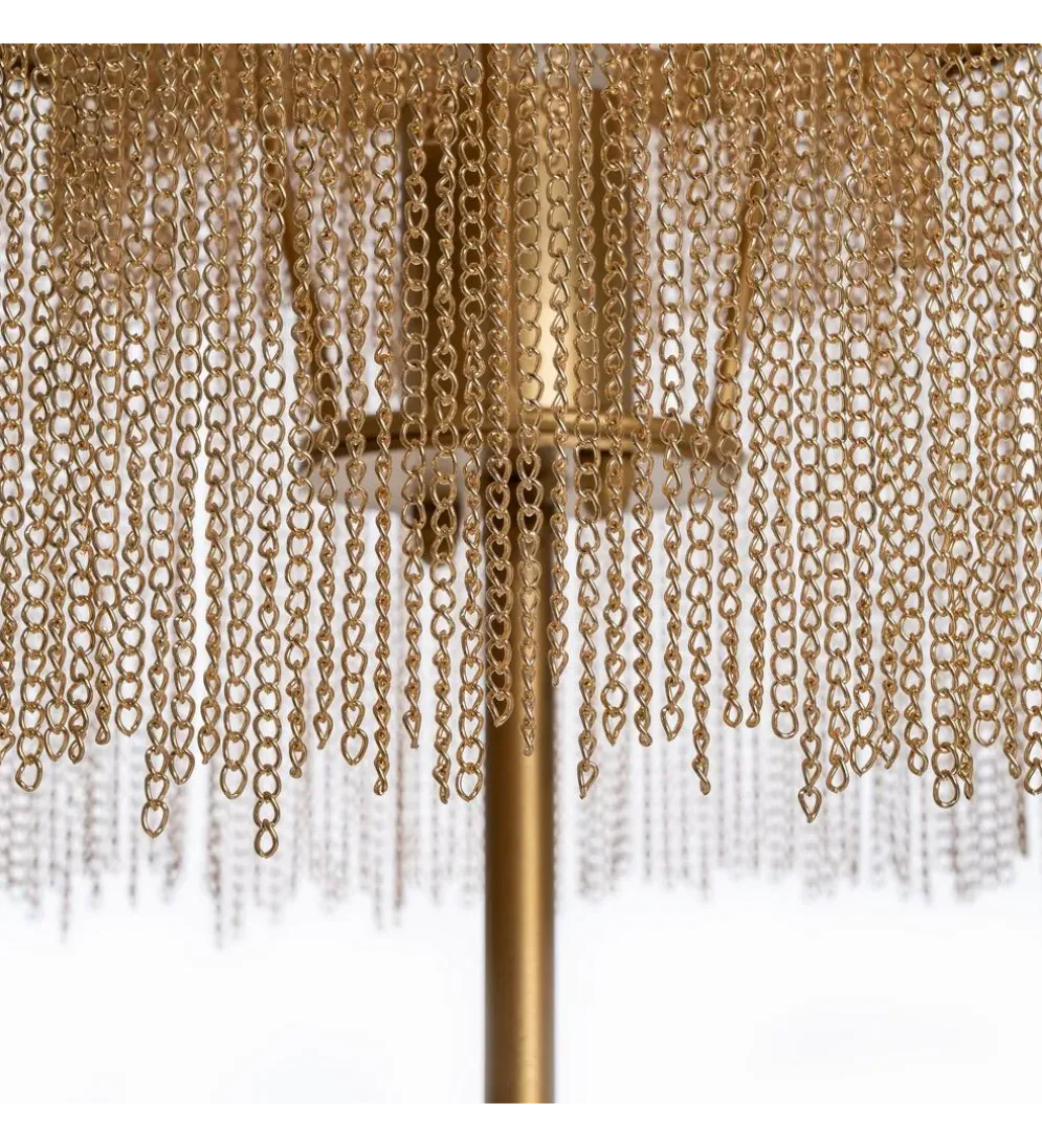 Lampa stołowa DANCEY 50 cm złota