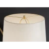 Lampa stołowa ELEGANCIA 65 cm ceramika biały
