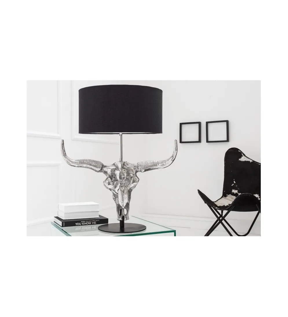 Lampa stołowa El Toro 68cm czarna