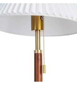 Lampa stołowa ETARAL 50 cm biało złota