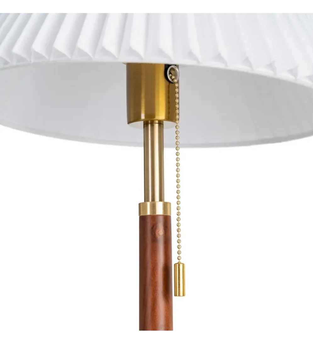 Lampa stołowa ETARAL 50 cm biało złota