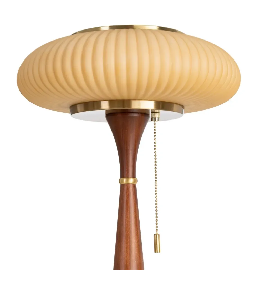 Lampa stołowa ETARAL 40 cm brązowo złota
