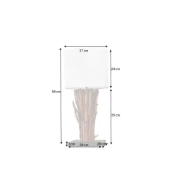 Lampa stołowa EUPHORIA 60 cm naturalna