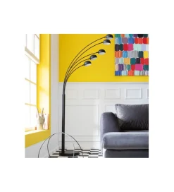 Lampa stołowa FIVE FINGERS 201 cm czarna