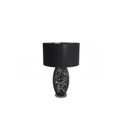 Lampa stołowa FLANK 40 cm czarna
