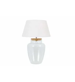 Lampa stołowa GLASI 50 cm transparentna