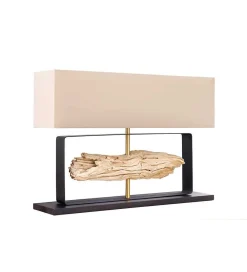 Lampa stołowa HELA 60 cm beżowa
