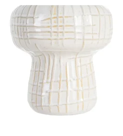 Lampa stołowa ILUMINA 41 cm ceramika biała
