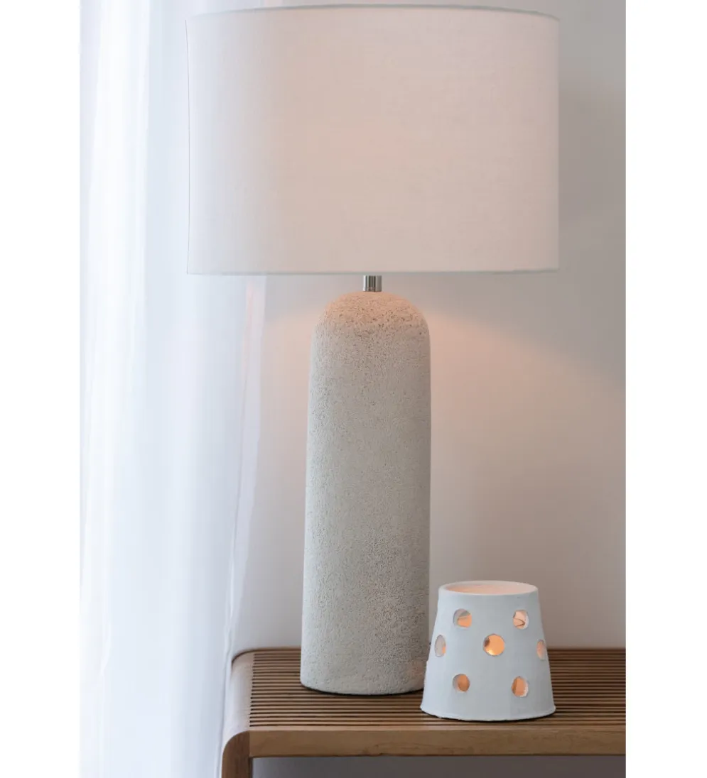 Lampa stołowa ISLA 68 cm biała
