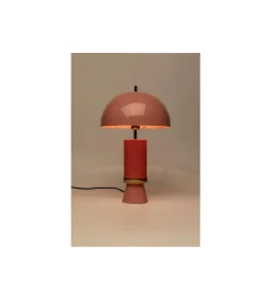 Lampa stołowa JOSY 51 cm różowa