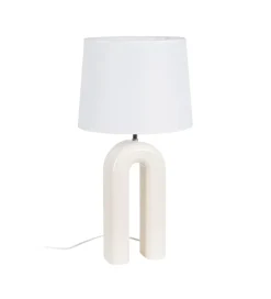 Lampa stołowa LACADO kremowa