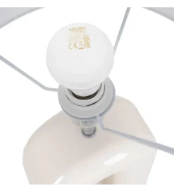 Lampa stołowa LACADO kremowa