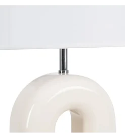 Lampa stołowa LACADO kremowa