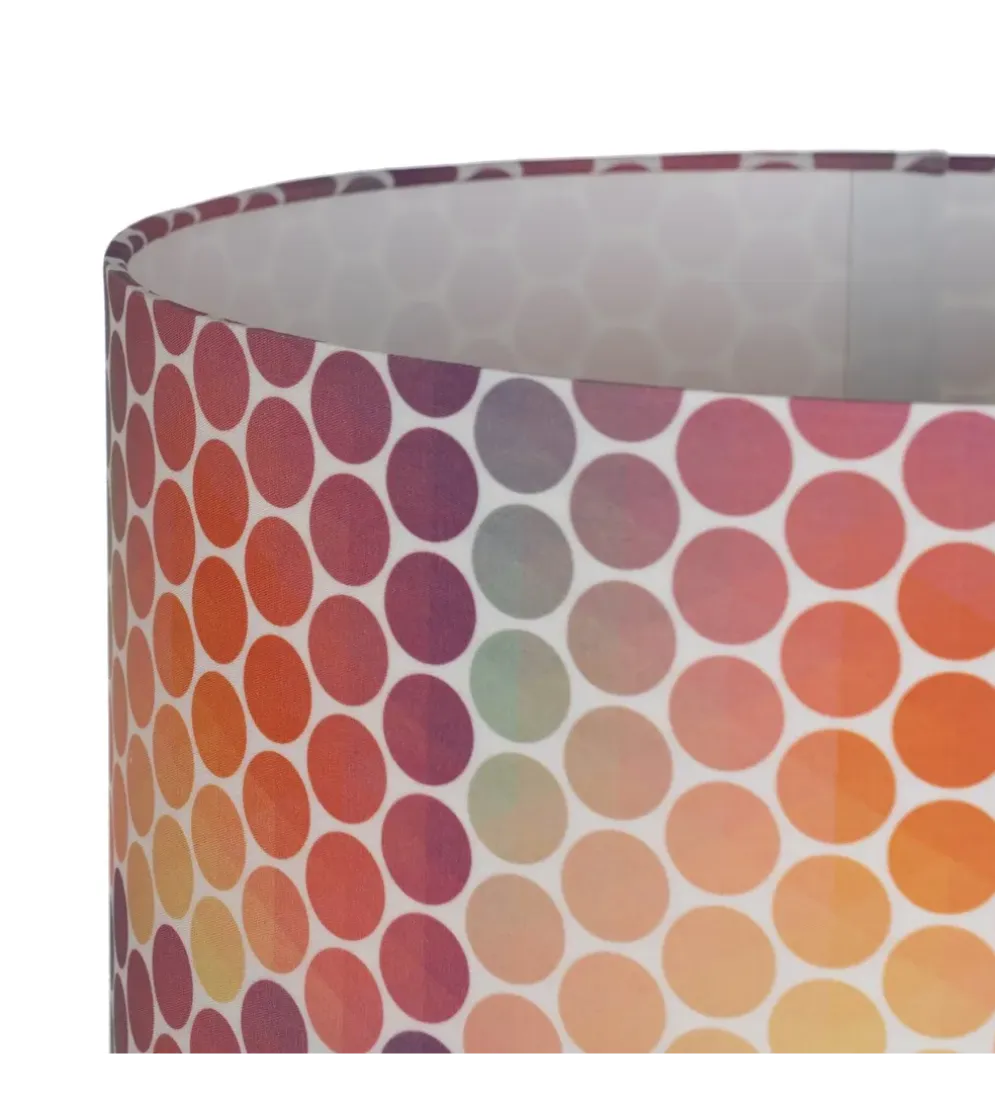 Lampa stołowa LATEBLE 60 cm ceramika różowa