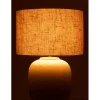 Lampa stołowa MIA 64 cm terrakota beżowa