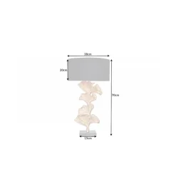 Lampa stołowa Morella 70 cm złota