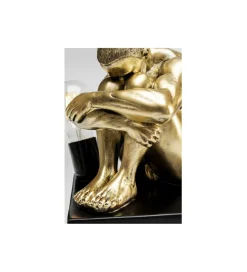 Lampa stołowa NUDE MAN HUG 29 cm złota