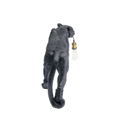 Lampa stołowa PANTERA 40 cm czarna