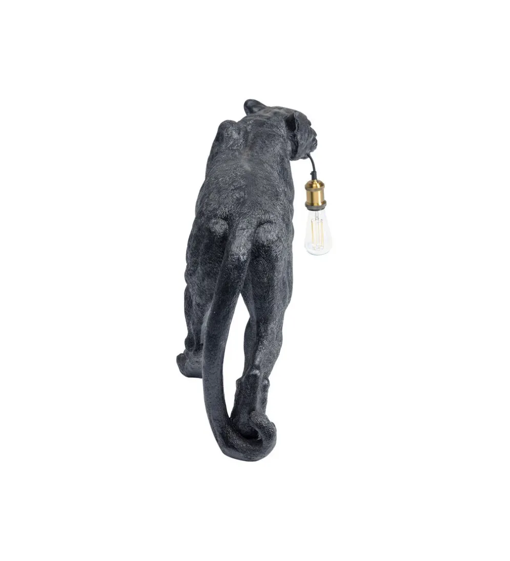 Lampa stołowa PANTERA 40 cm czarna