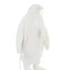 Lampa stołowa Pingwin 59 cm biała