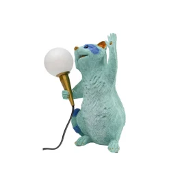 Lampa stołowa RACCOON 31 cm niebieska